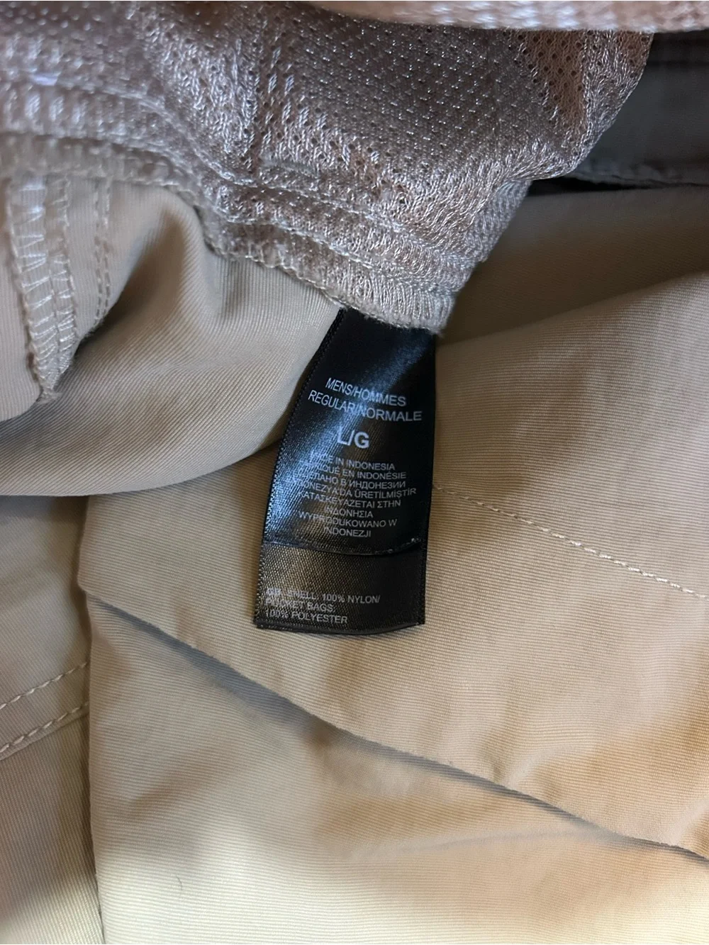 The North Face Convertible Hiking Pants Mens Large Tan  Zip Off Cargo